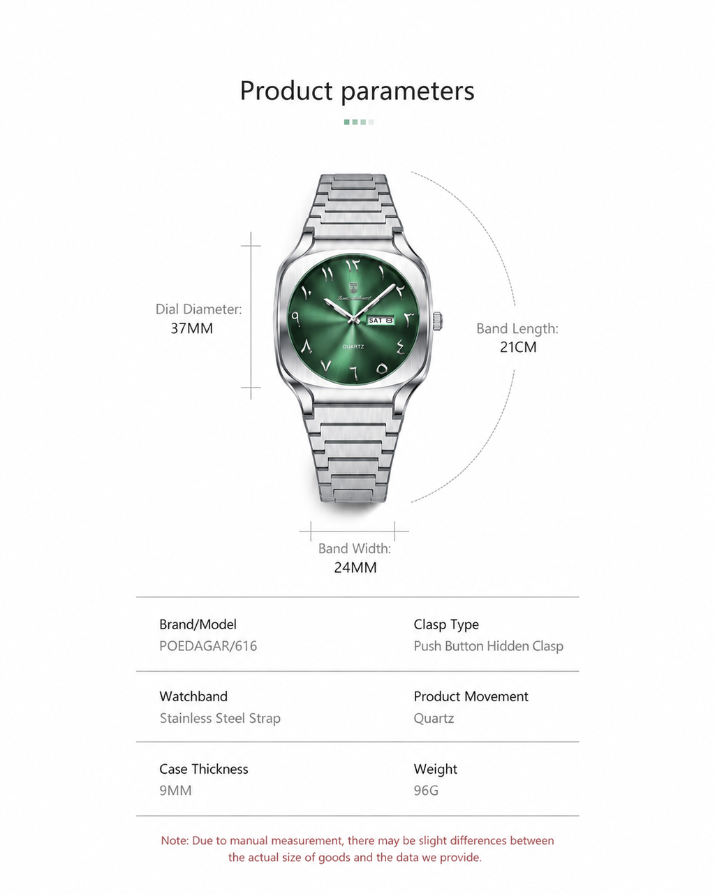 Poedagar High Quality Stainless Steel Women Watch Waterproof Luminous