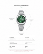 Poedagar High Quality Stainless Steel Women Watch Waterproof Luminous