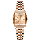 Poedagar Women's Slim Rectangle Diamond Watch