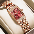 Poedagar Women Watch Rose Gold Stainless Steel Waterproof