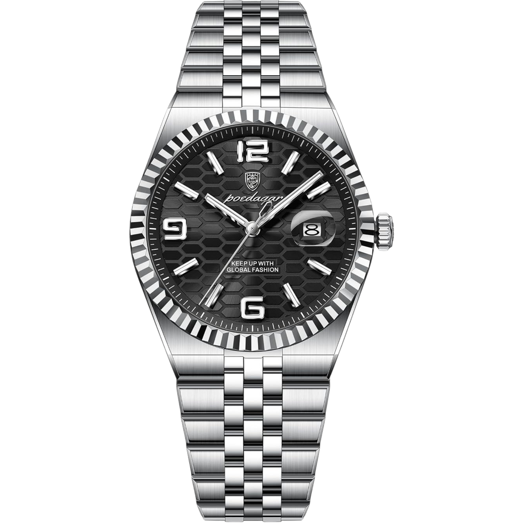 Poedagar High Quality Stainless Steel Women Watch Waterproof Luminous