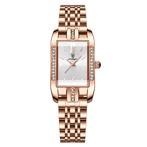 Poedagar Green Rectangular Watch