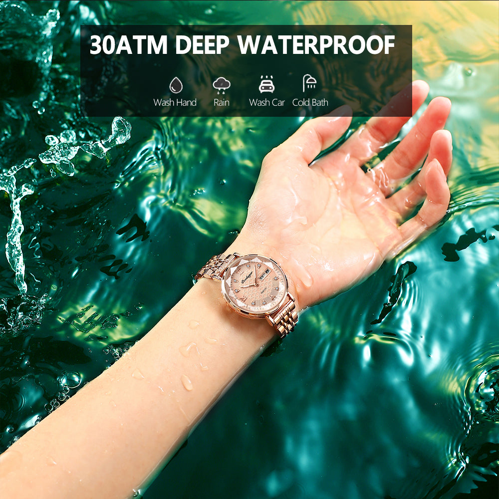 Poedagar Diamond Quartz Watch