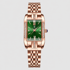 Poedagar Green Rectangular Watch