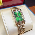 Poedagar Green Rectangular Watch